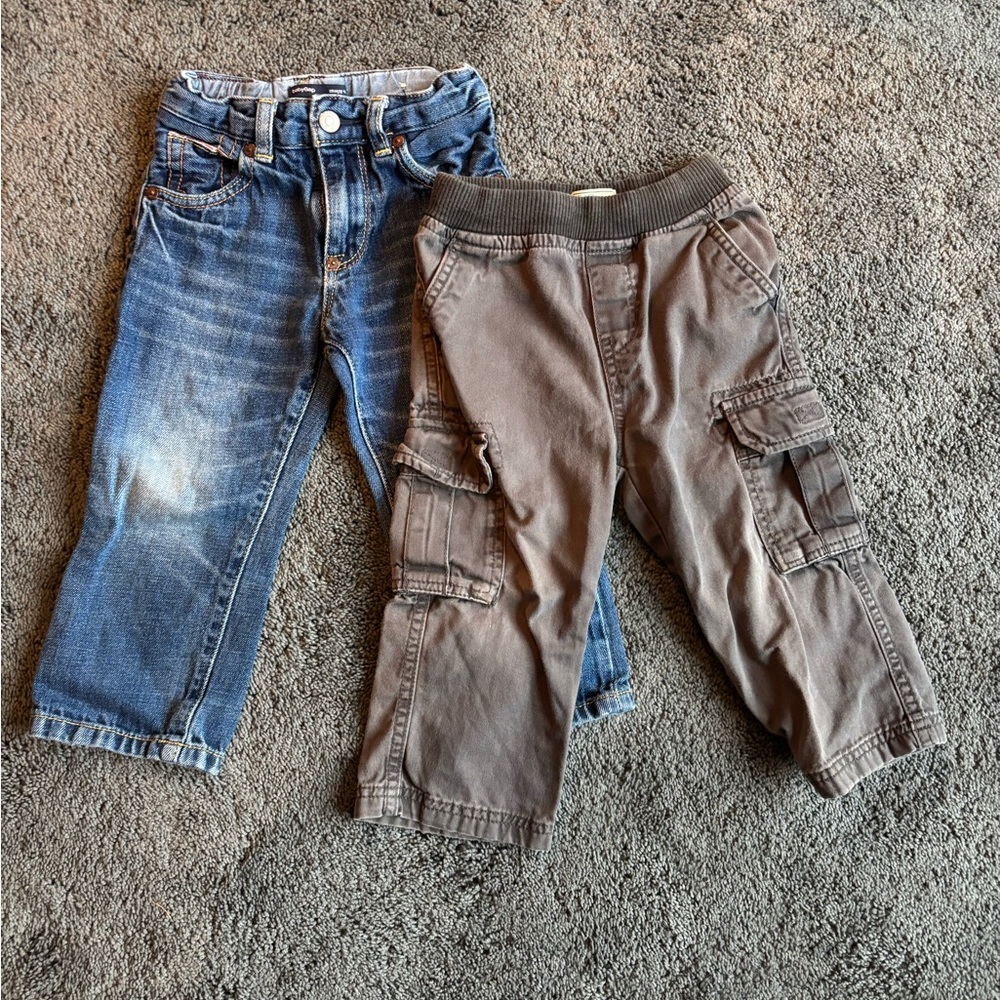 🐸BabyGAP Jeans and Children’s Place Gray Cargo Pants🐸